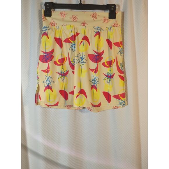 Skort Obsession Women's Abstract Sporty Golf Tennis Skorts Size XS pockets NWT - Picture 3 of 12
